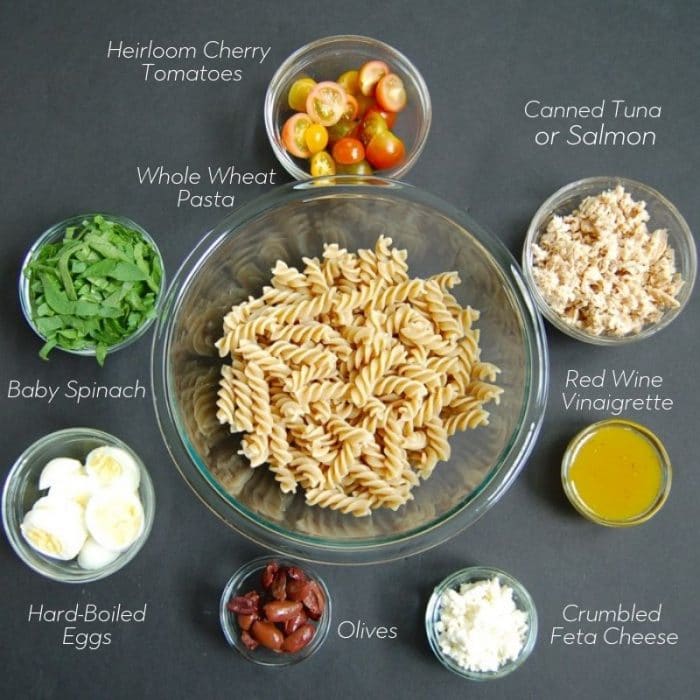 nicoise pasta salad ingredients tuna nicoise pasta salad ingredients