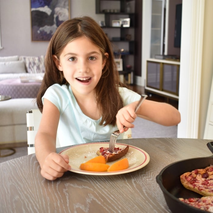 kid-friendly cranberry orange Dutch baby Cranberry Orange Dutch Baby is a kid-friendly breakfast.