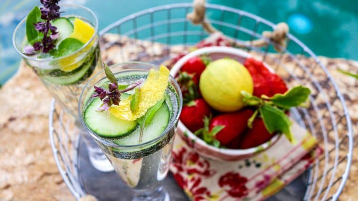Image for Cucumber Herb Champagne Sparkler