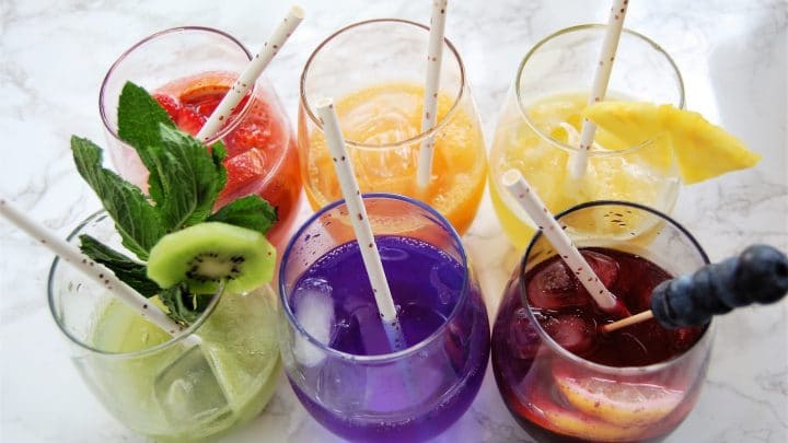 Image for Sparkling Rainbow Mocktails