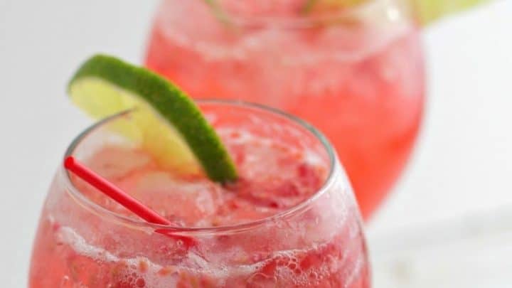 Image for Raspberry Limeade Gin Fizz