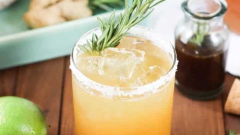 Image for Delicious Rosemary Ginger Margaritas Recipe
