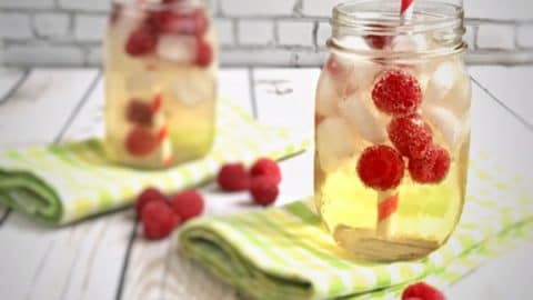 Image for Spiced Raspberry Ginger Green Tea Cocktail